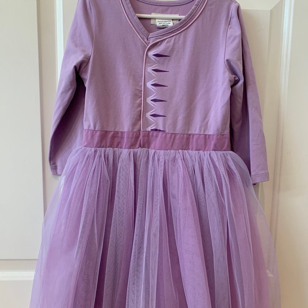 Taylor Joelle long-sleeved Elsa-inspired tutu dress, size 7